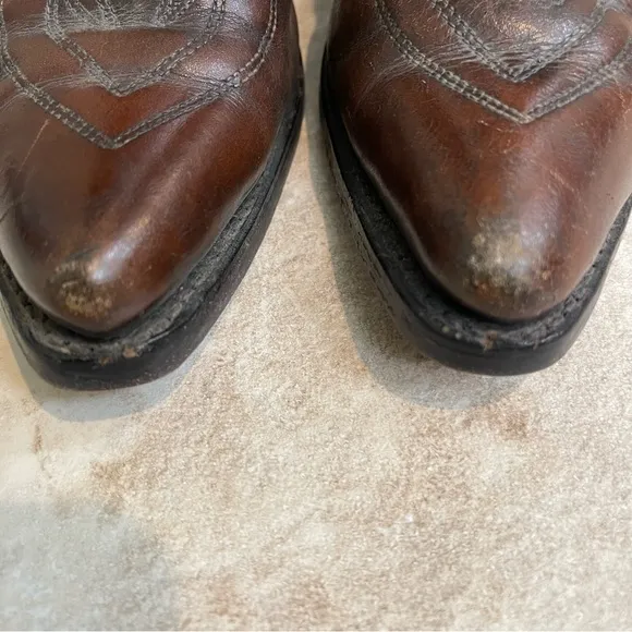 Cats paw Shoes boots  Mens sz 8.5D leather very good preowned SHAPE