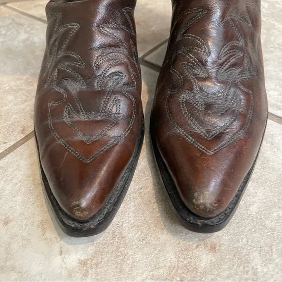 Cats paw Shoes boots  Mens sz 8.5D leather very good preowned SHAPE