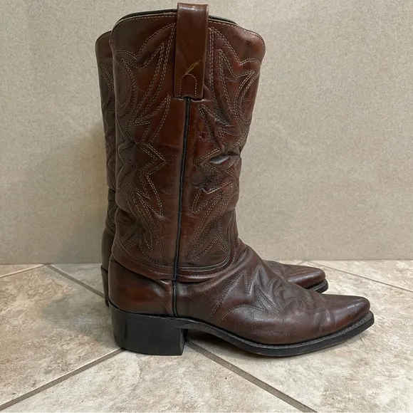 Cats paw Shoes boots  Mens sz 8.5D leather very good preowned SHAPE