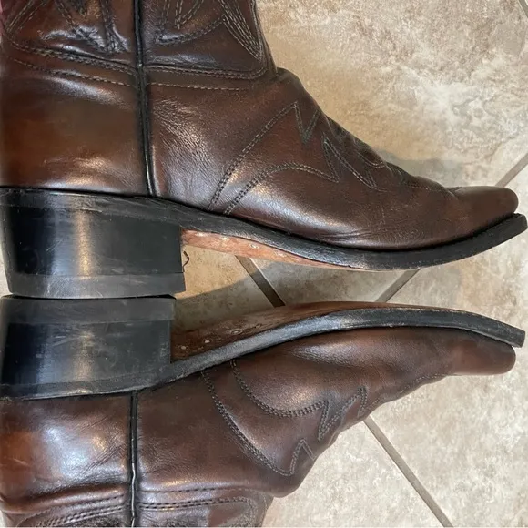Cats paw Shoes boots  Mens sz 8.5D leather very good preowned SHAPE