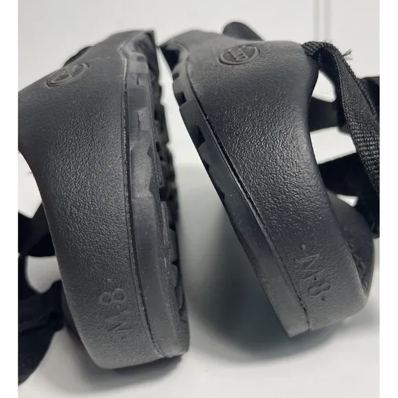 Chaco Black Adjustable Strap Outdoor Traction Sandals Mens Size 8 NEW