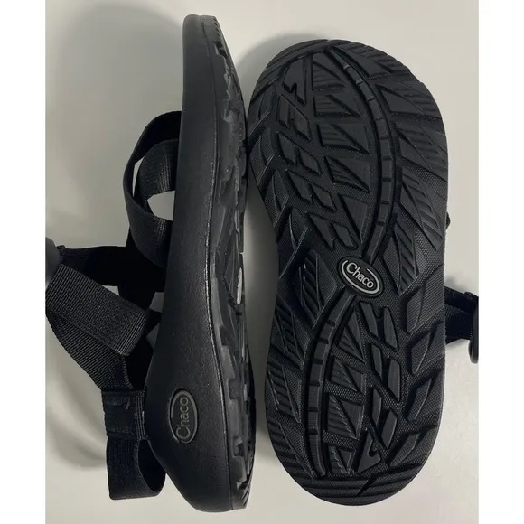 Chaco Black Adjustable Strap Outdoor Traction Sandals Mens Size 8 NEW
