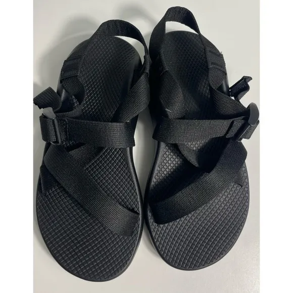 Chaco Black Adjustable Strap Outdoor Traction Sandals Mens Size 8 NEW