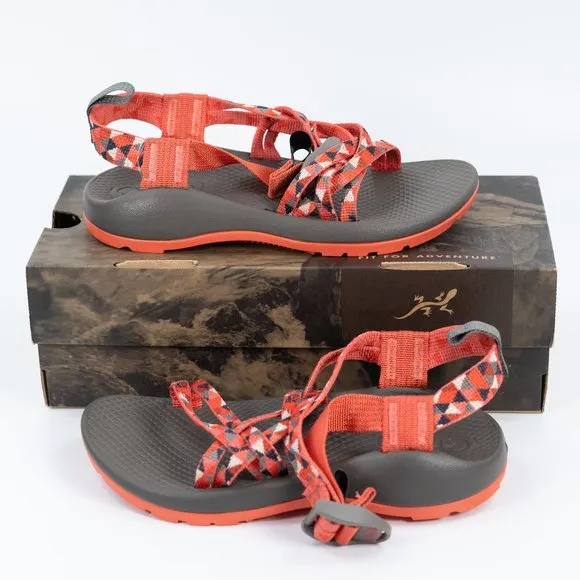 Chaco Kid's ZX1 Ecotread 'Speck Grenadine' J180262 Outdoor Strappy Sandals