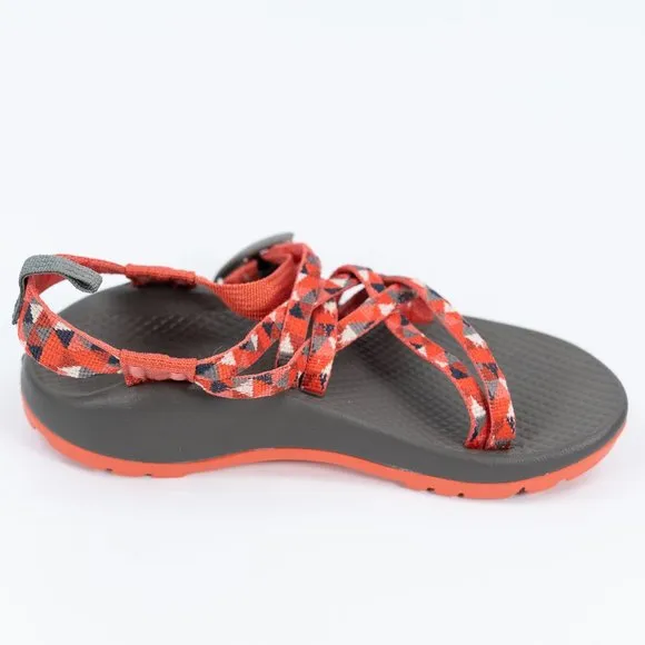 Chaco Kid's ZX1 Ecotread 'Speck Grenadine' J180262 Outdoor Strappy Sandals