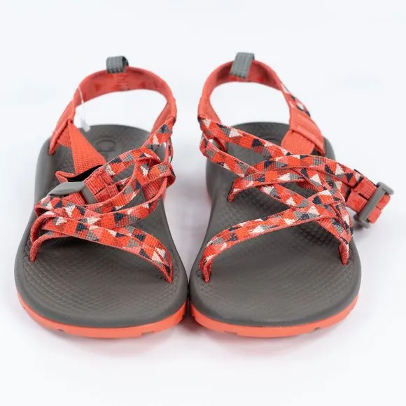 Chaco Kid's ZX1 Ecotread 'Speck Grenadine' J180262 Outdoor Strappy Sandals