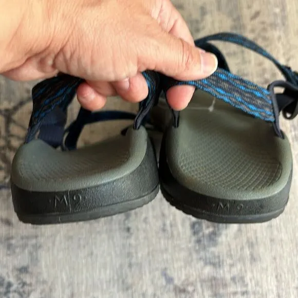 Chaco Men Zcloud 2 Athletic Sandal J105763 Olas Blue Adjustable Outdoor SZ 9 NWT