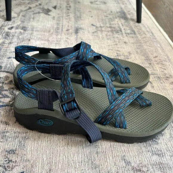 Chaco Men Zcloud 2 Athletic Sandal J105763 Olas Blue Adjustable Outdoor SZ 9 NWT