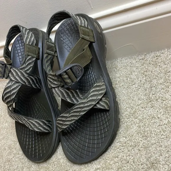 Chaco Men's Z Cloud Sandals Outdoor Hiking Sport Saguaro Brindle Straps Size 10