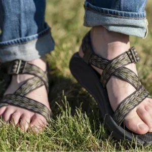 Chaco Men's Z Cloud Sandals Outdoor Hiking Sport Saguaro Brindle Straps Size 10