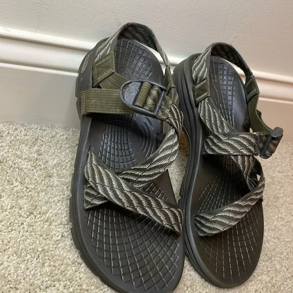 Chaco Men's Z Cloud Sandals Outdoor Hiking Sport Saguaro Brindle Straps Size 10