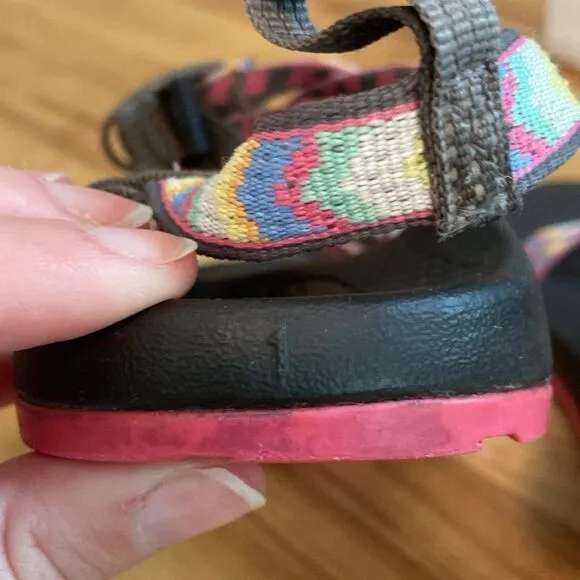 Chaco Multicolor ZX/1 Ecotread J180032 Outdoor Athletic Kids Sandals Size 1