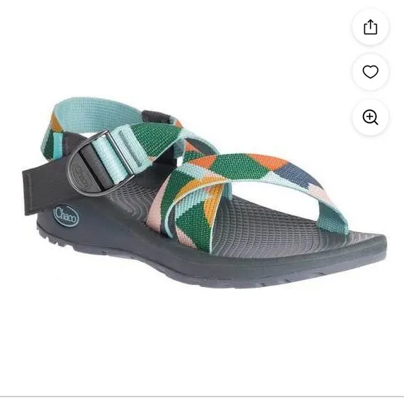 CHACO Sandals Womens 10 Multicolor Mega Z Cloud Kaleido Katydid Sport Outdoor