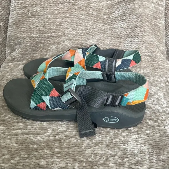 CHACO Sandals Womens 10 Multicolor Mega Z Cloud Kaleido Katydid Sport Outdoor