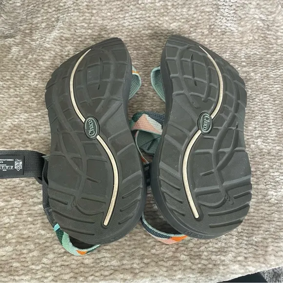 CHACO Sandals Womens 10 Multicolor Mega Z Cloud Kaleido Katydid Sport Outdoor
