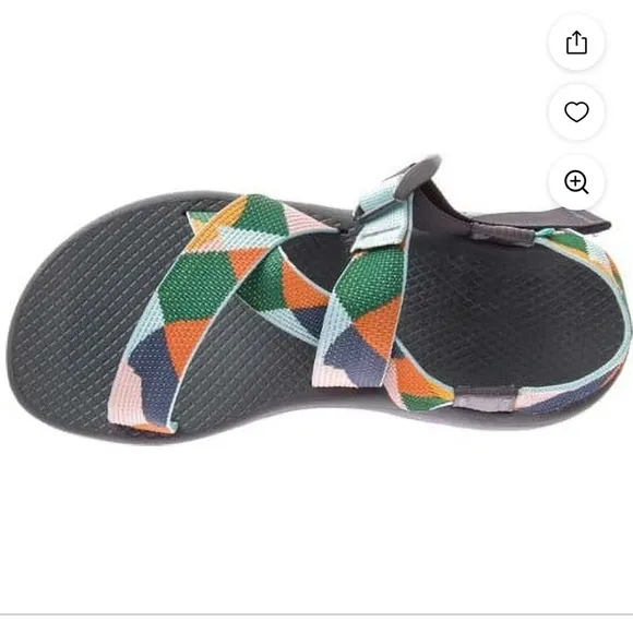 CHACO Sandals Womens 10 Multicolor Mega Z Cloud Kaleido Katydid Sport Outdoor