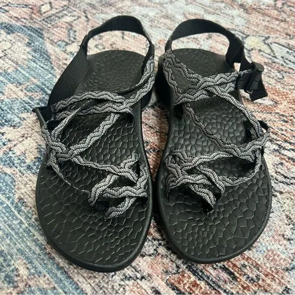 Chaco Updraft EcoTread X2 J105182 Outdoor Black Waves Sandals US Women's 9