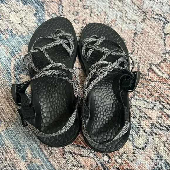 Chaco Updraft EcoTread X2 J105182 Outdoor Black Waves Sandals US Women's 9