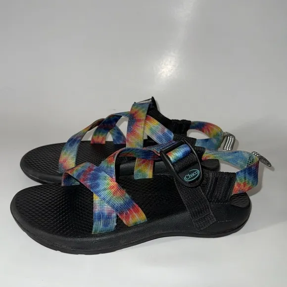 Chaco Z/2 Classic Strappy Sandals Tie Dye child size 3