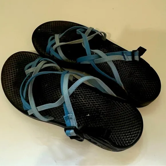Chaco ZX1 Classic Multi Strap Outdoor Hiking Sandals Blue‎ Turquoise 8
