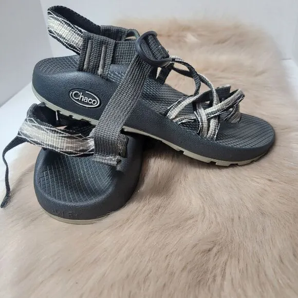 Chaco ZX/2 apex grey strappy outdoor hiking Women's Sandals Size 6