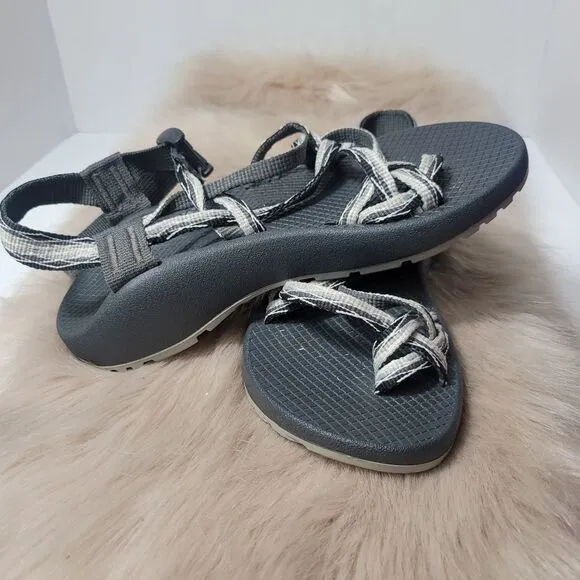 Chaco ZX/2 apex grey strappy outdoor hiking Women's Sandals Size 6