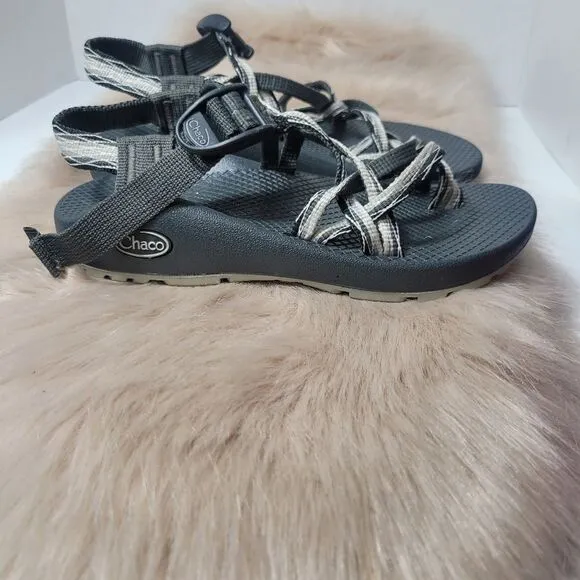 Chaco ZX/2 apex grey strappy outdoor hiking Women's Sandals Size 6