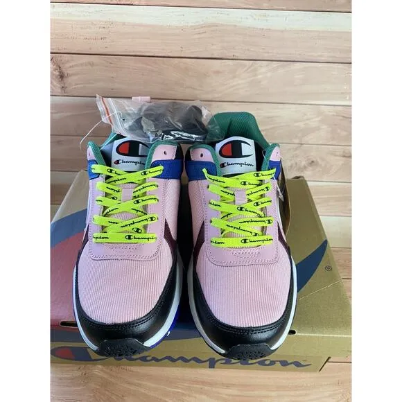 Champion 93 Eighteen Block Youth Size 6Y Sneakers  Pink/Multi New in Box
