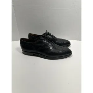 Church’s Alan McAfee England Men Sz 10 Black Leather Oxford Shoes Laces Classic