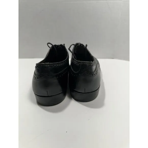 Church’s Alan McAfee England Men Sz 10 Black Leather Oxford Shoes Laces Classic