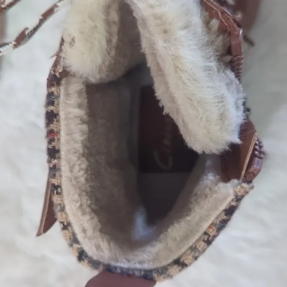 CIRCUS by SAM EDELMAN Gretchen  Shearling Hiker Boots ~ New In Box