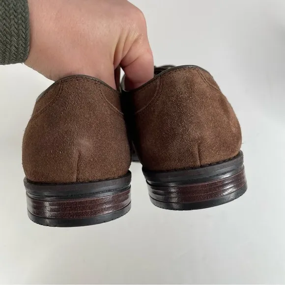 Clarks Mens Citi Stride Lace Brown Suede Shoes Size 8