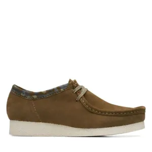 Clarks Men's Size 9 Wallabee EVO Green Camo Suede Shoes Moccasin 26172903