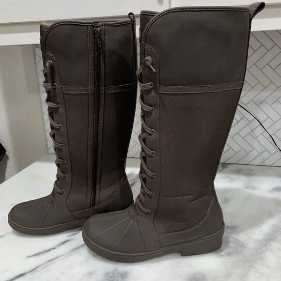 Clarks Carmina Weatherproof Dark Brown Boots