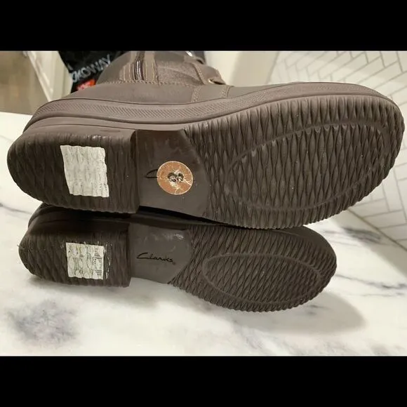 Clarks Carmina Weatherproof Dark Brown Boots