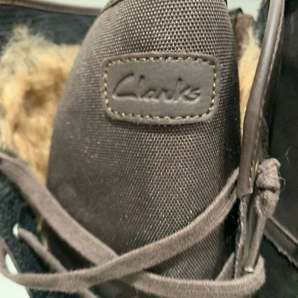 Clarks Carmina Weatherproof Dark Brown Boots