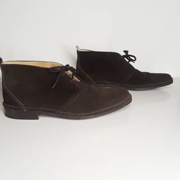 COACH Austin Suede Lace Up Brown Derby Men's Shoes 12