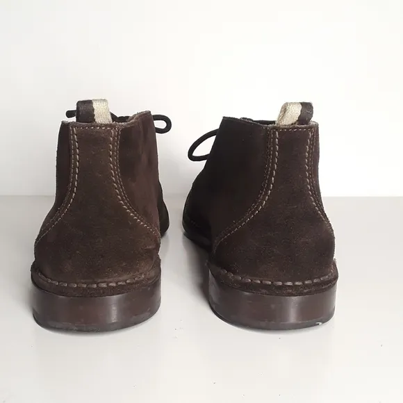 COACH Austin Suede Lace Up Brown Derby Men's Shoes 12