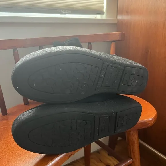 Coach Black Suede Tullip Winter Boots Size 9