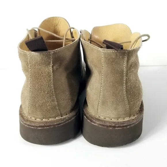COACH Brown Suede Ankle Lace Up Shoes Men's size 11.5