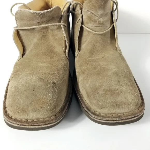 COACH Brown Suede Ankle Lace Up Shoes Men's size 11.5