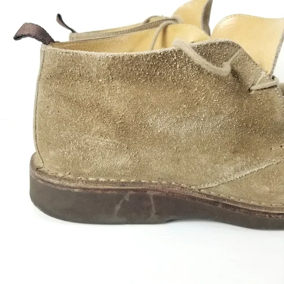 COACH Brown Suede Ankle Lace Up Shoes Men's size 11.5