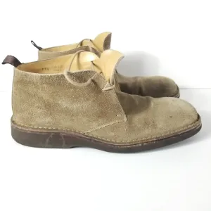 COACH Brown Suede Ankle Lace Up Shoes Men's size 11.5