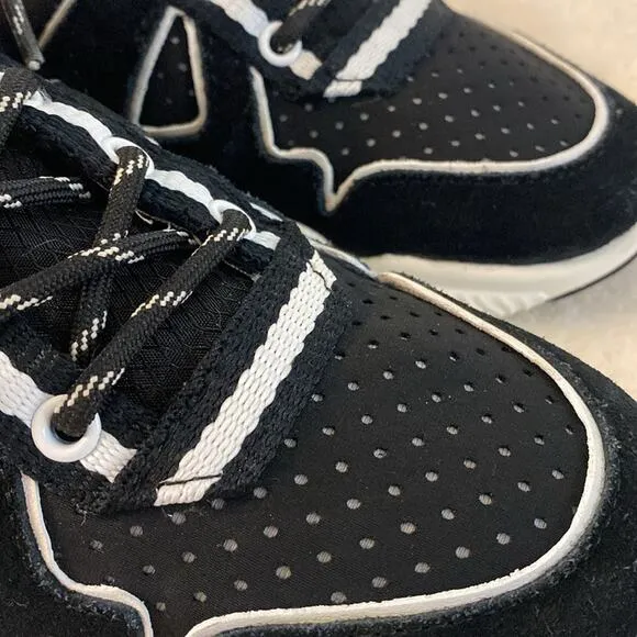 Coach Citysole Neo Runner Lace Up Black and White Shoes Size 6.5