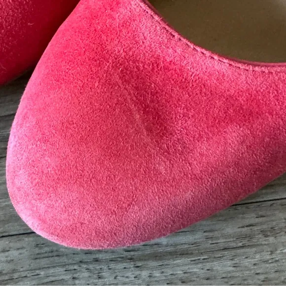 Coach Georgina Red Suede Pump Size 8.5 heels