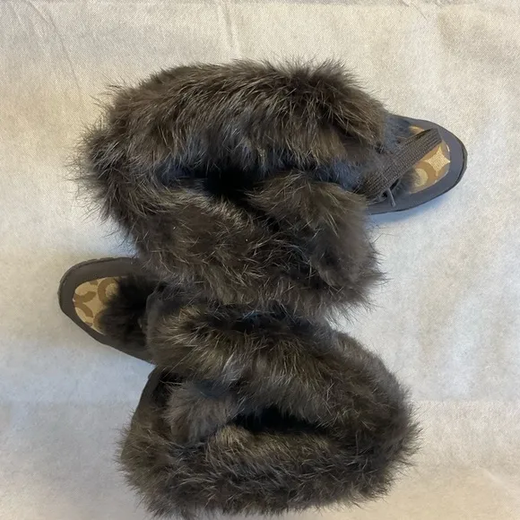 Coach Signature Jennie Winter Boots- Size 7.5