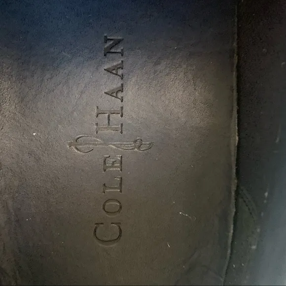 Cole Haan 10M mens Bergen mic Oxford lace up shoes boat suede sneakers gray