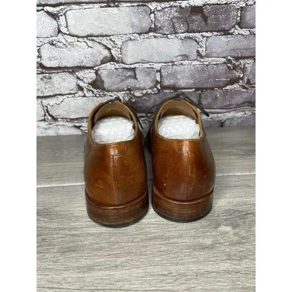 Cole Haan AMERICAN CLASSICS Mahogany Brown Leather Oxfords Dress Shoes Men 8.5D