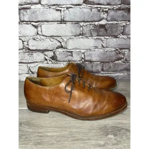 Cole Haan AMERICAN CLASSICS Mahogany Brown Leather Oxfords Dress Shoes Men 8.5D