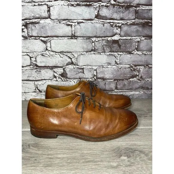 Cole Haan AMERICAN CLASSICS Mahogany Brown Leather Oxfords Dress Shoes Men 8.5D